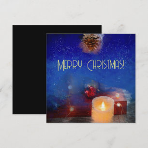 Candle in the Christmas night