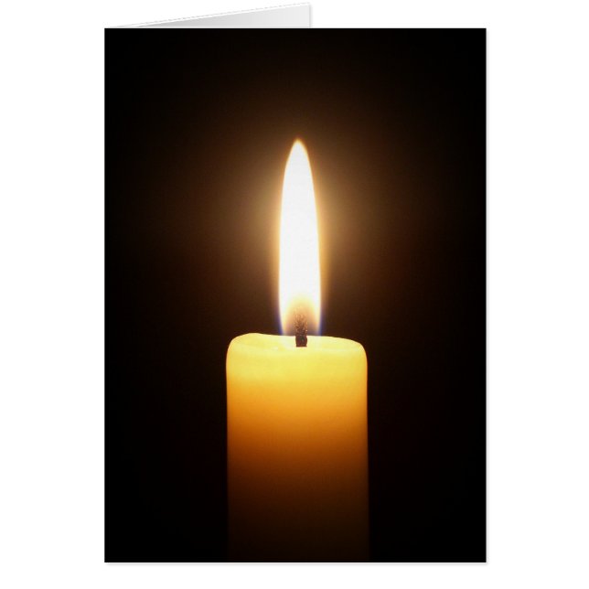 Candle in the dark Card (Front)