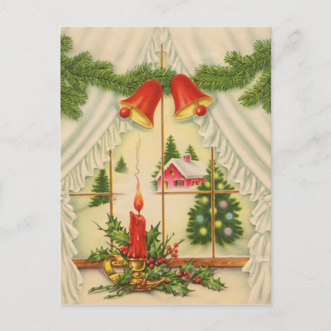 Candle in the Window Postcard (Front)