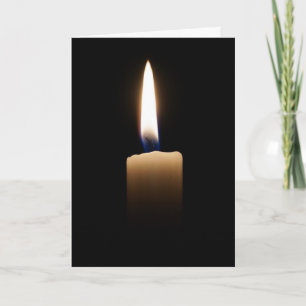 Candle light card