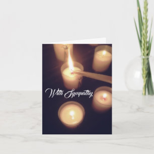 Candle light card
