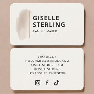 Candle Maker  Business Card