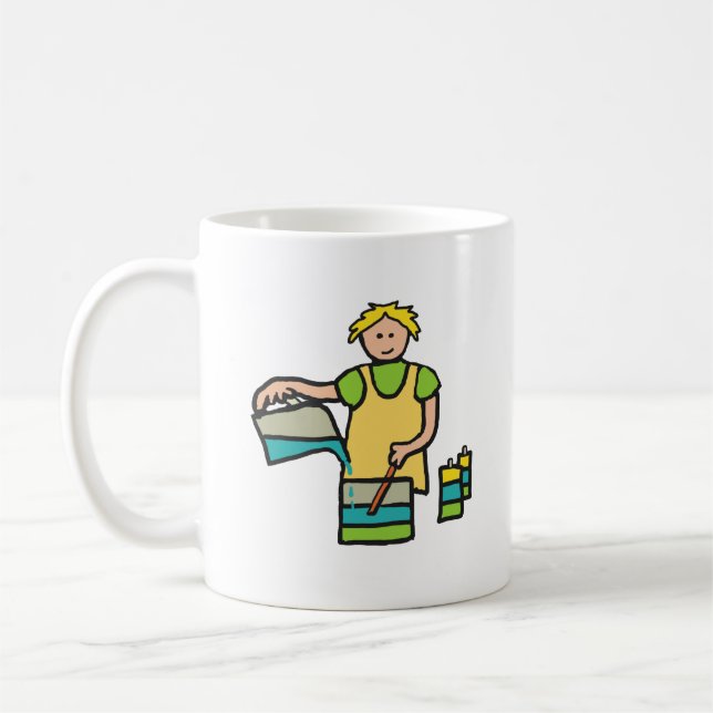 Candle Making Coffee Mug (Left)