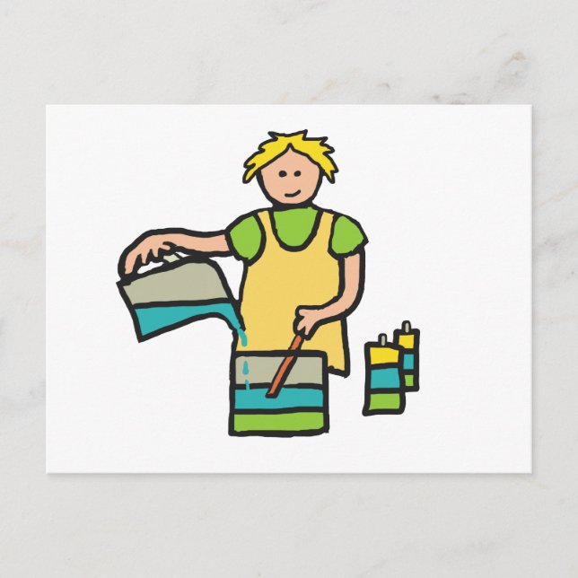 Candle Making Postcard (Front)