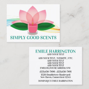 Candle Making, Spa, Retail Gift Shop Business Card