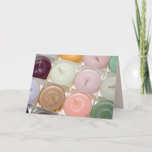 candle party greeting card