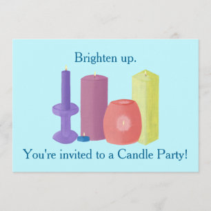 Candle Party Invitations for Candle Parties