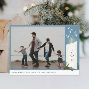 Candle Photo Holiday Card