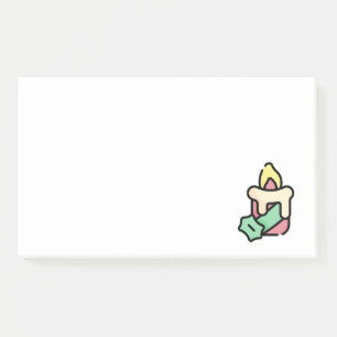 candle post-it notes