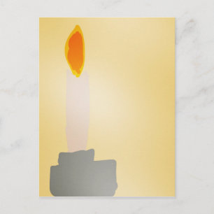 Candle Postcard