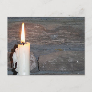 Candle Postcard