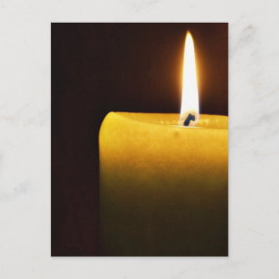 Candle Postcard