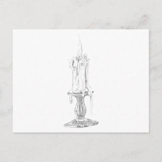Candle Postcard