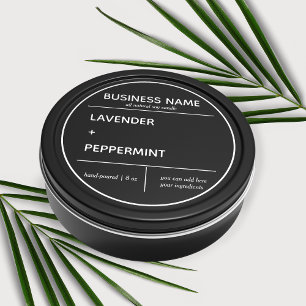 Candle Product Label Design