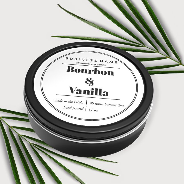 Candle Product Label Design (Creator Uploaded)