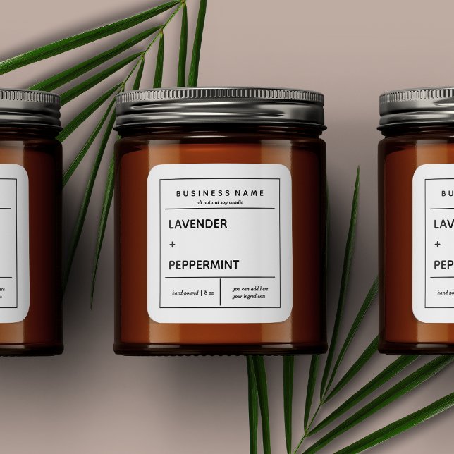 Candle Product Label Design (Creator Uploaded)
