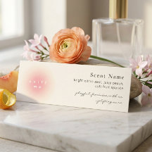 Candle Scent Sample Fragrance Mini Tester Card