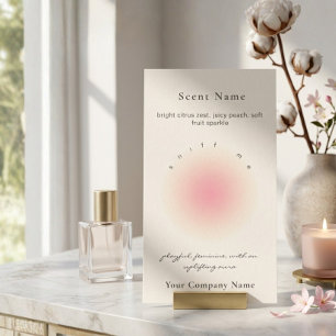 Candle Scent Sample Perfume Fragrance Tester Card