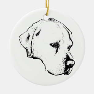 Candle-side profile grace ceramic tree decoration