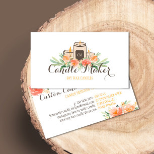 Candle Soy Wax Homemade Craft Business Card