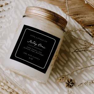 Candle Sticker Business Product Label Jar Branding