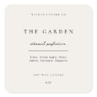 Candle Sticker Business Product Label Jar Branding