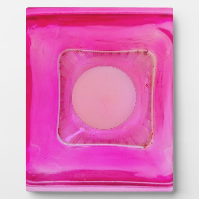 Candle, Sweet Pink Love Candlelight Plaque (Front)