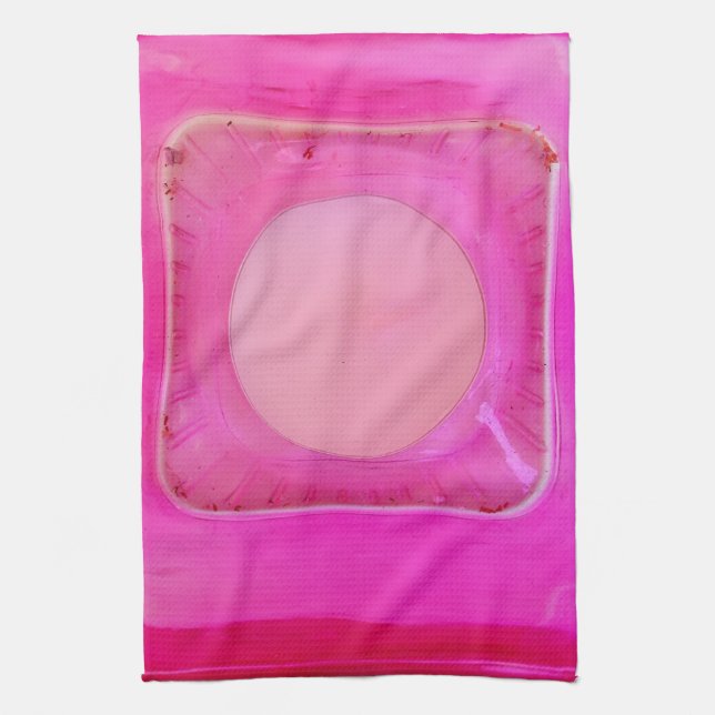Candle, Sweet Pink Love Candlelight Tea Towel (Vertical)