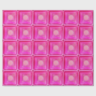 Candle, Sweet Pink Love Candlelight Wrapping Paper