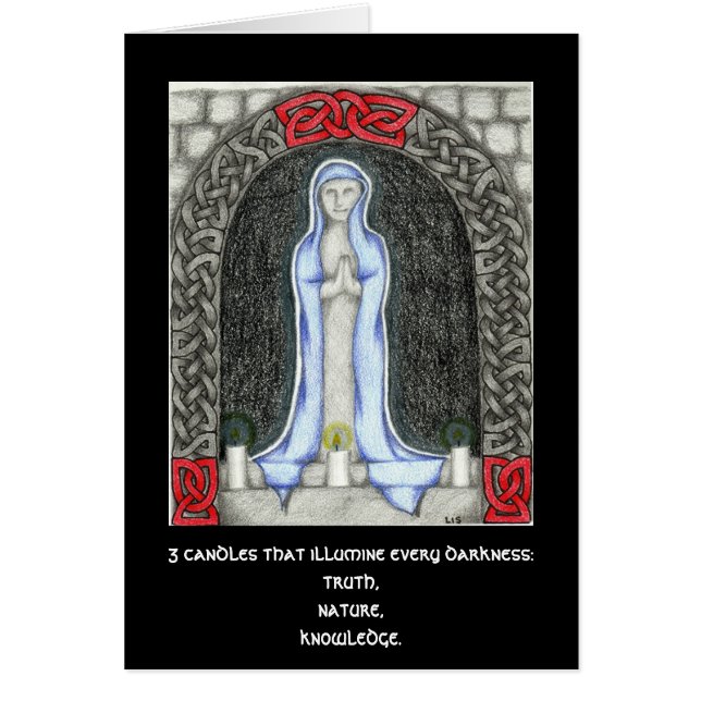 Candle Triad card (Front)