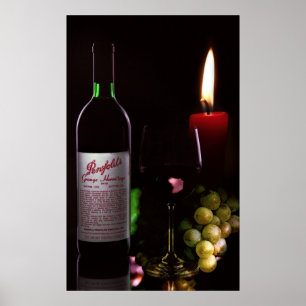 CANDLELIGHT and WINE Poster