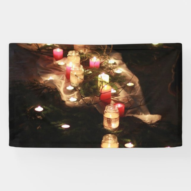 Candlelight Ceremony Event Banner – Customisable (Horizontal)