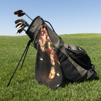 Candlelight Glow Golf Towel – Customisable