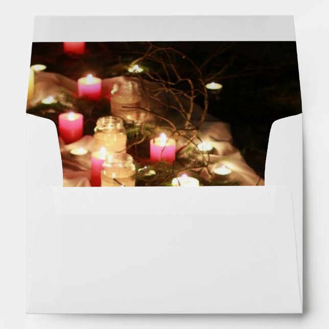 Candlelight Lined Envelope – Customisable (Back (Bottom))