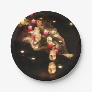 Candlelight Party Paper Plate – Customisable
