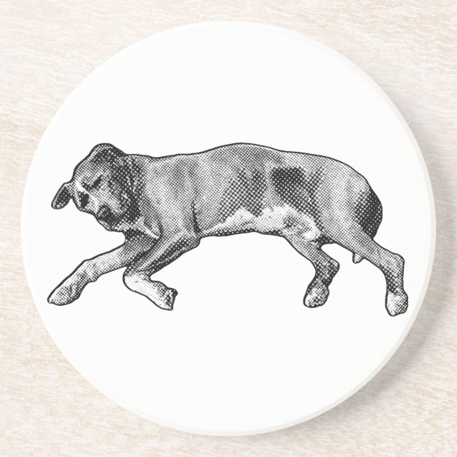 Candlelight Pause, Easy Nap Coaster (Front)