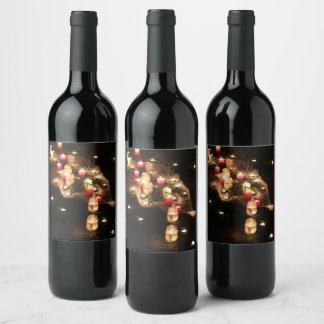 Candlelight Ritual Wine Label Set – Customisable