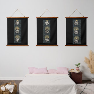 Candlelight scroll tapestry