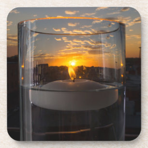 Candlelight Sunset Coaster