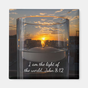 Candlelight Sunset Magnet