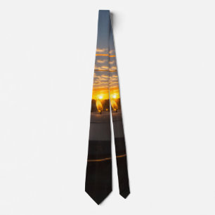 Candlelight Sunset Neck Tie