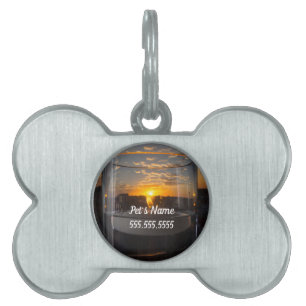 Candlelight Sunset Pet Tag