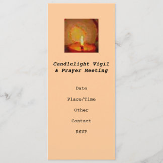 Candlelight Vigil Announcement