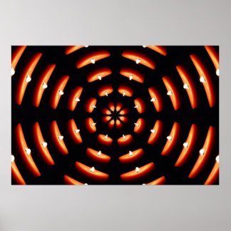 Candlelight Wheel Poster