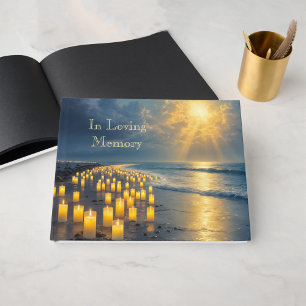 Candlelights on the coast in the dark, Condolence Guest Book