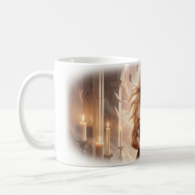 Candlelit Embrace of Eternal Devotion Mug (Left)