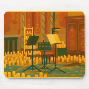 Candlelit Prelude – Music Room, Brighton Pavilion Mouse Mat