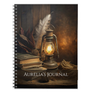 Candlelit Spellbook Notebook – Cozy Witch Journal
