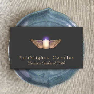 Candlemaker Candle Wings Business Card