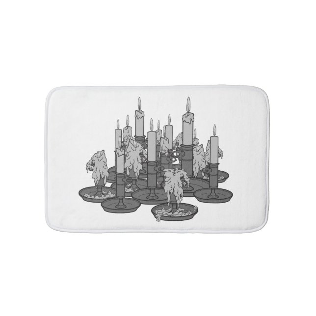 Candles Bath Mat (Front)
